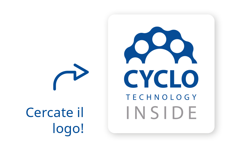 Cyclo Technology Inside - Cercate il logo!